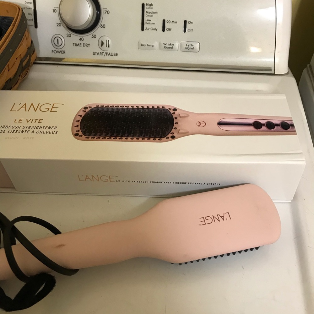 Lange hair brush striaghtner